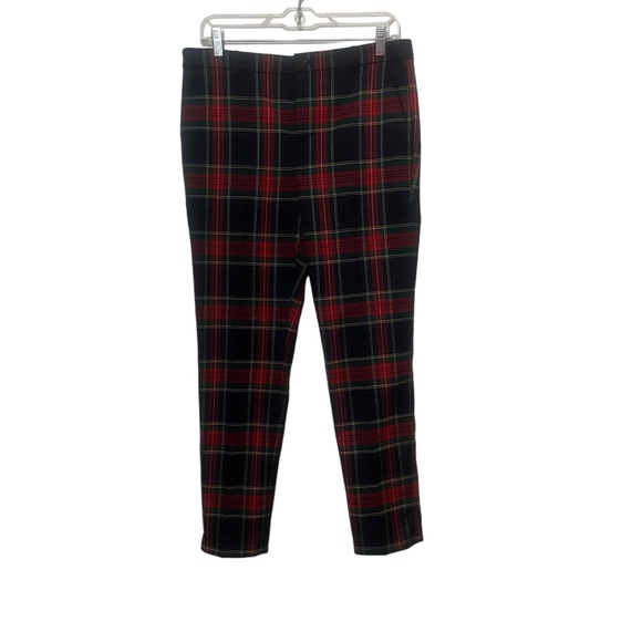 Ralph Lauren 6 Petite Women’s Tarten Plaid Pants Pockets Straight Leg - Picture 4 of 6